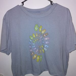Light blue carebears tshirt